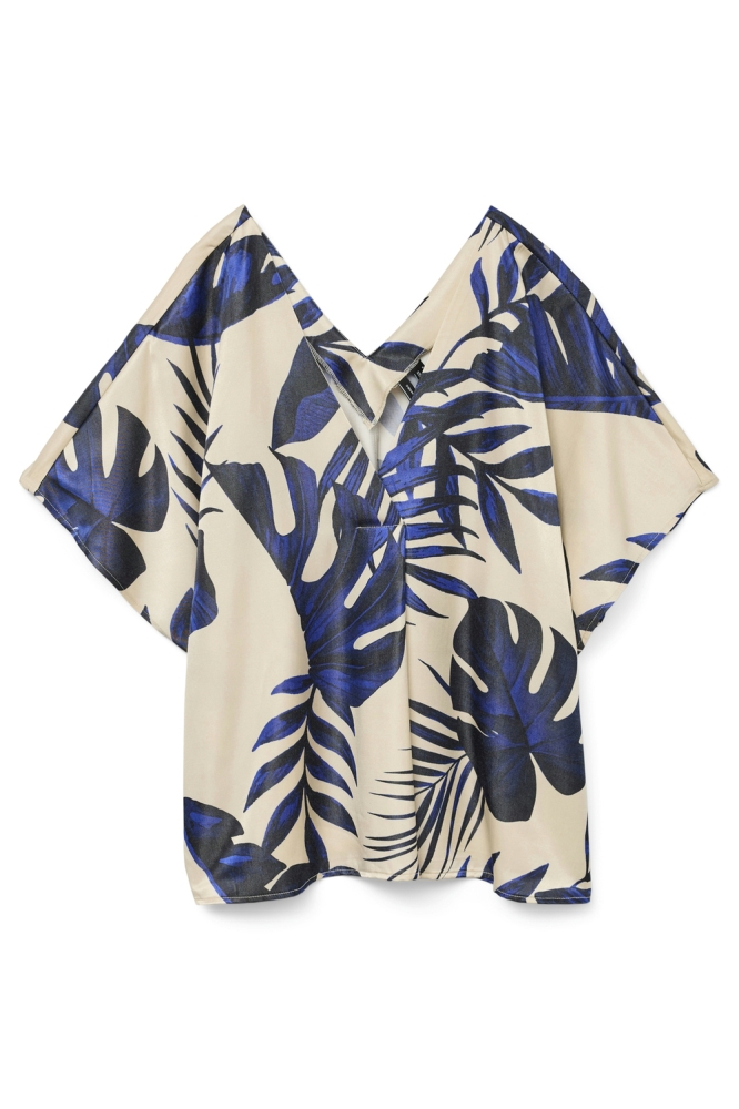 VMVINA WIDE TOP WVN GA LCS 10333759 CLOUD DANCER/LEAF